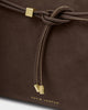 Katie Loxton Lori Suedette Tote Bag - Bitter Chocolate