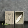 East Of India Matchbox - Feather