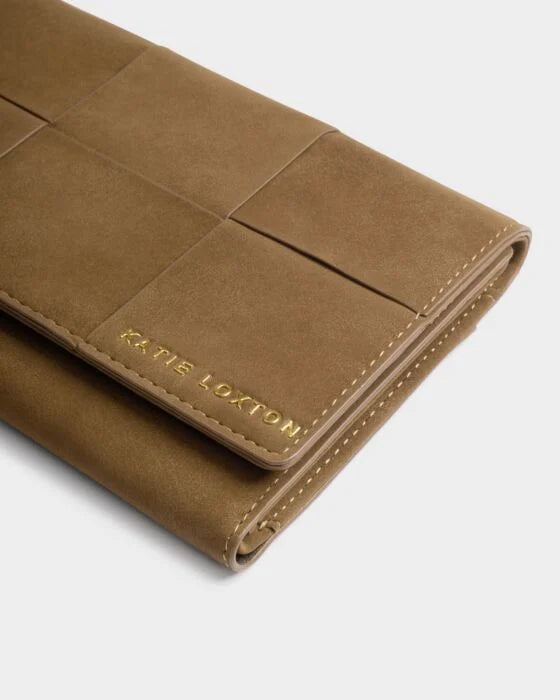 Katie Loxton Taya Woven Purse - Caramel