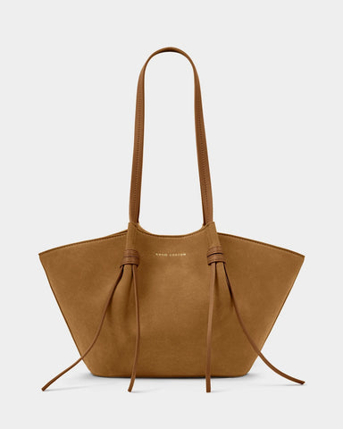 Katie Loxton Celina Small Suedette Tote Bag - Caramel