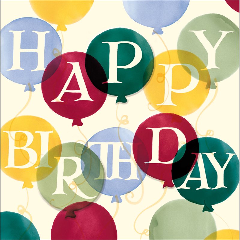 Emma Bridgewater Birthday Balloons Card