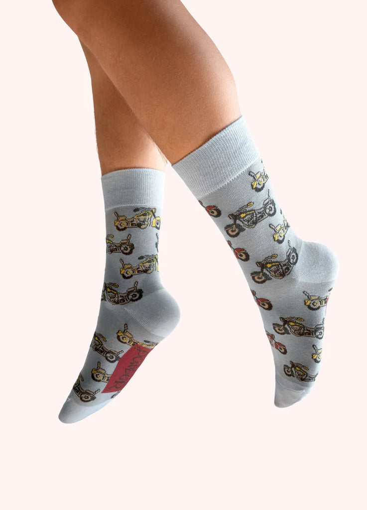 Powder Men's Vintage Motorbikes Socks