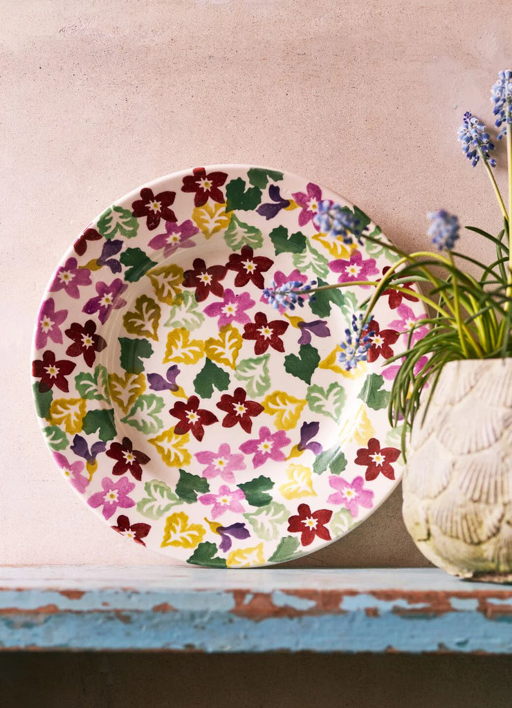 Emma Bridgewater Sweet Violets Medium Dinner Plate, 8.5 Inch