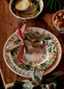 Emma Bridgewater Bring In The Green Mince Pies Medium Dinner Plate, 8.5 Inch
