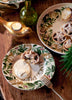 Emma Bridgewater Bring In The Green Mince Pies Medium Dinner Plate, 8.5 Inch