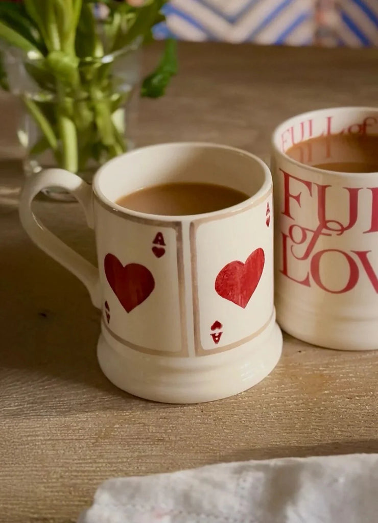 Emma Bridgewater Ace Of Hearts 1/2 Pint Mug