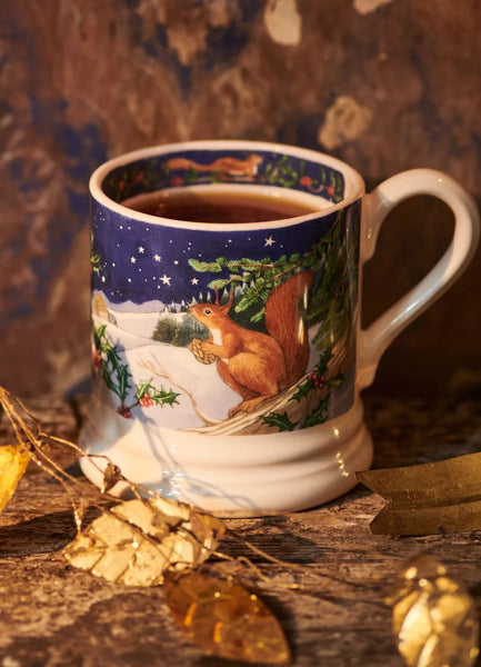 Emma Bridgewater Midnight Squirrel 1/2 Pint Mug