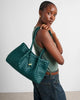 Katie Loxton Nova Hand Woven Small Shoulder Tote - Palm Green