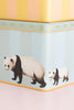 Yvonne Ellen Panda/Parakeet Rectangular Tins - Set Of Two