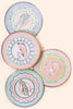 Yvonne Ellen Round Cork Back Placemats (Set Of 4)