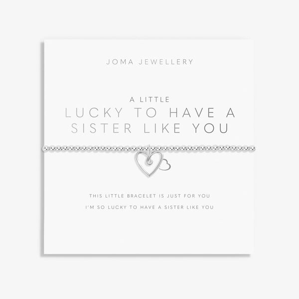 Joma Jewellery A Little 'Lucky To Have A Sister Like You' Bracelet