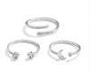 Joma Jewellery Stacks of Style Rings - Silver & Moon
