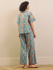 Their Nibs Charcoal Mushroom Cotton Voile Oversize Pyjama Set
