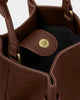 Katie Loxton Celina Mini Suedette Bucket Bag - Dark Chocolate
