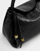 Katie Loxton Nova Woven Texture Top Handle Bag - Black