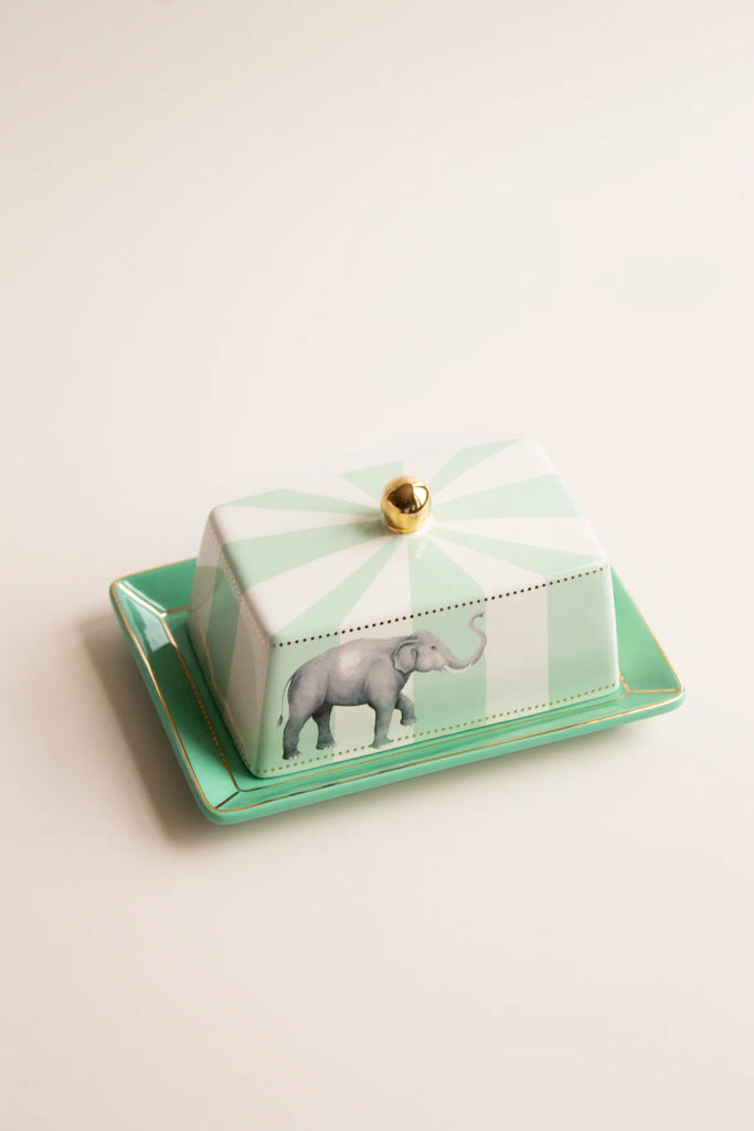Yvonne Ellen Elephant Butter Dish
