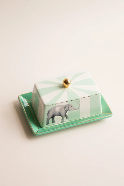 Yvonne Ellen Elephant Butter Dish