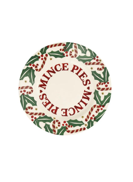 Emma Bridgewater Candy Canes Medium Dinner Plate, 8.5 Inch