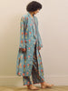 Their Nibs Charcoal Mushroom Cotton Voile Grandpa Dressing Gown