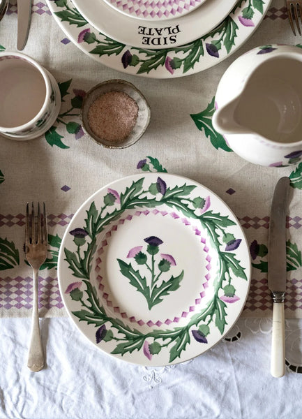 Emma Bridgewater Thistle Medium Dinner Plate - 8.5 Inch