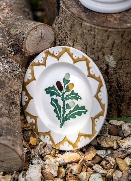 Emma Bridgewater Oak Small Side Plate - 6.5 Inch