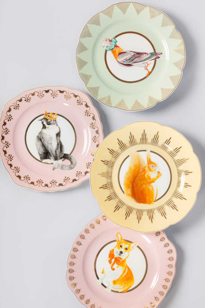 Yvonne Ellen Best Of British Tea Plates - Set Of Four