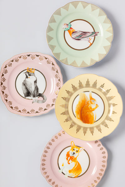 Yvonne Ellen Best Of British Tea Plates - Set Of Four