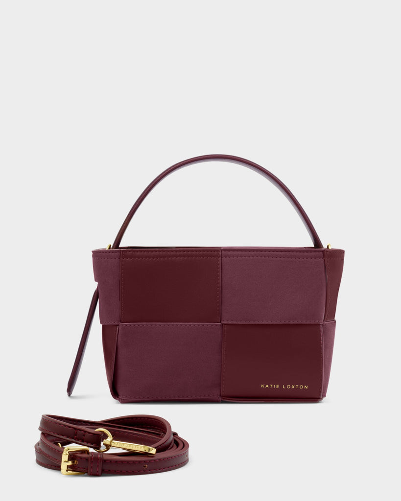 Katie Loxton Taya Hand Woven Suedette Top Handle Bag
