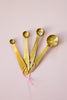 Yvonne Ellen Gold Measuring Spoons
