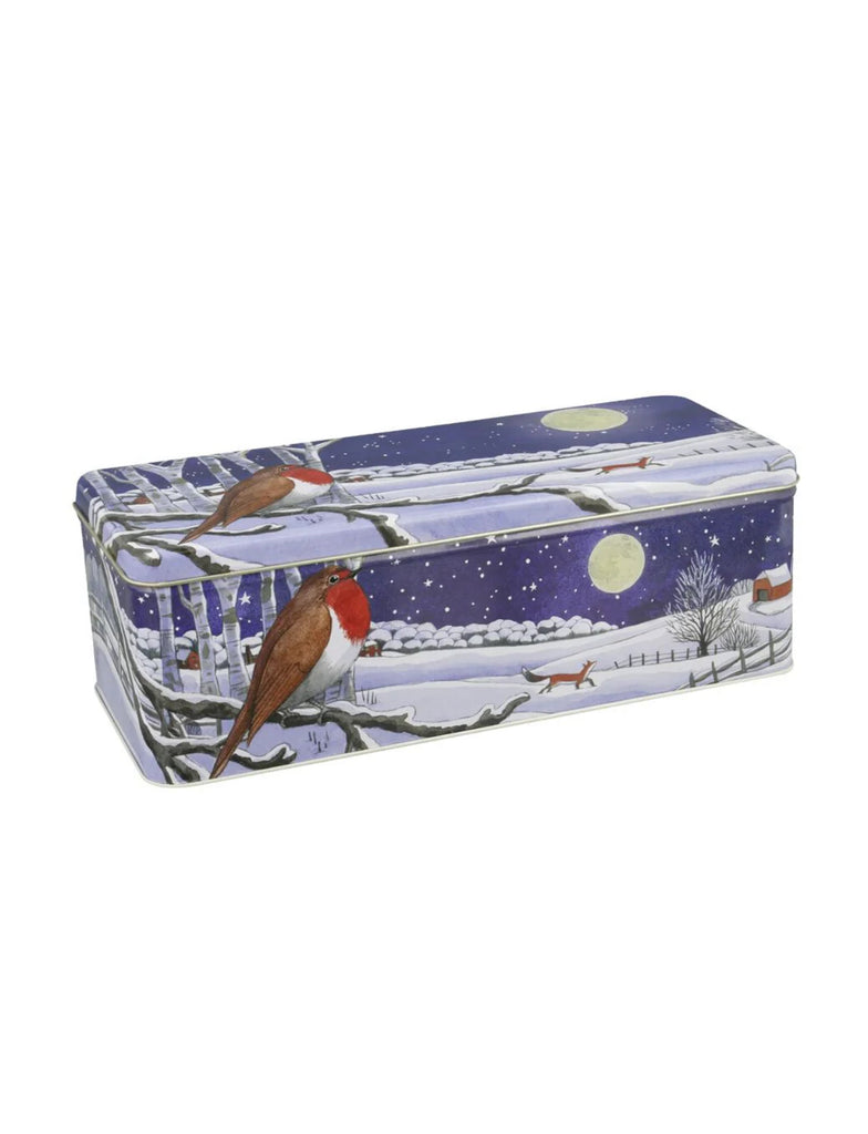 Emma Bridgewater Midnight Robin Long Deep Rectangular Tin