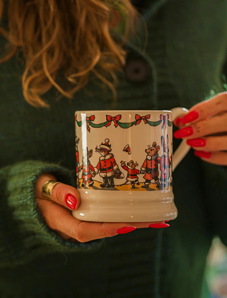 Emma Bridgewater Woodland Santa 1/2 Pint Mug