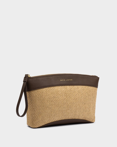 Katie Loxton Wristlet Raffia Clutch