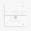 Joma Jewelley A Little ‘You Mean The World To Me’ Bracelet