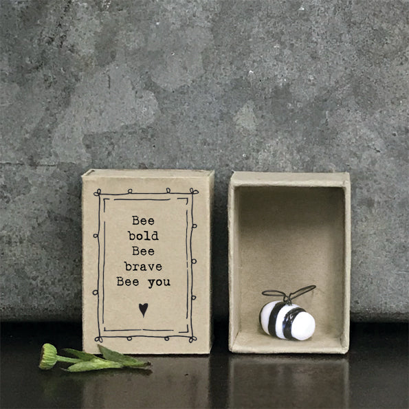 East Of India Matchbox - Bee Bold