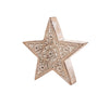 Sass & Belle Hand Carved Wooden Star Decoration - Large