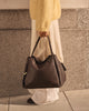Katie Loxton Nova Hand Woven Large Shoulder Bag - Chocolate