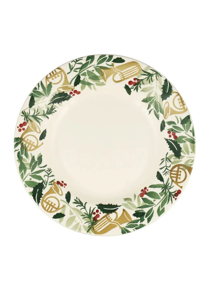 Emma Bridgewater Bring In The Green Large Dinner Plate, 10.5 Inch