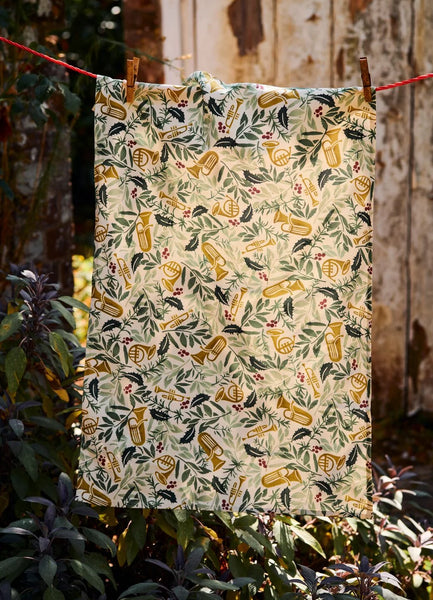 Emma Bridgewater Bring In The Green Tea Towel