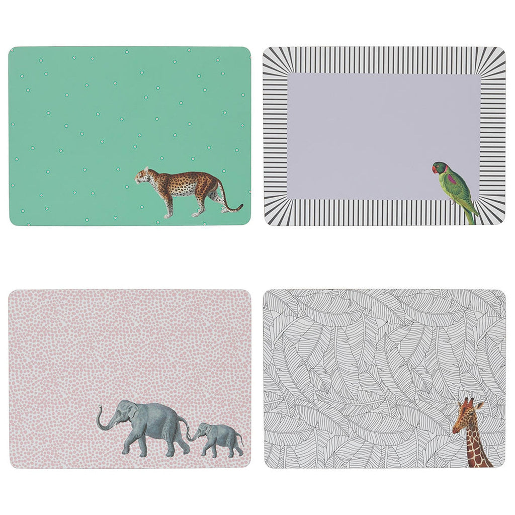 Yvonne Ellen Safari Placemats (Set Of 4)