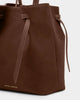 Katie Loxton Celina Suedette Bucket Bag - Chocolate