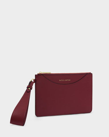Katie Loxton Alba Wristlet Pouch - Cherry