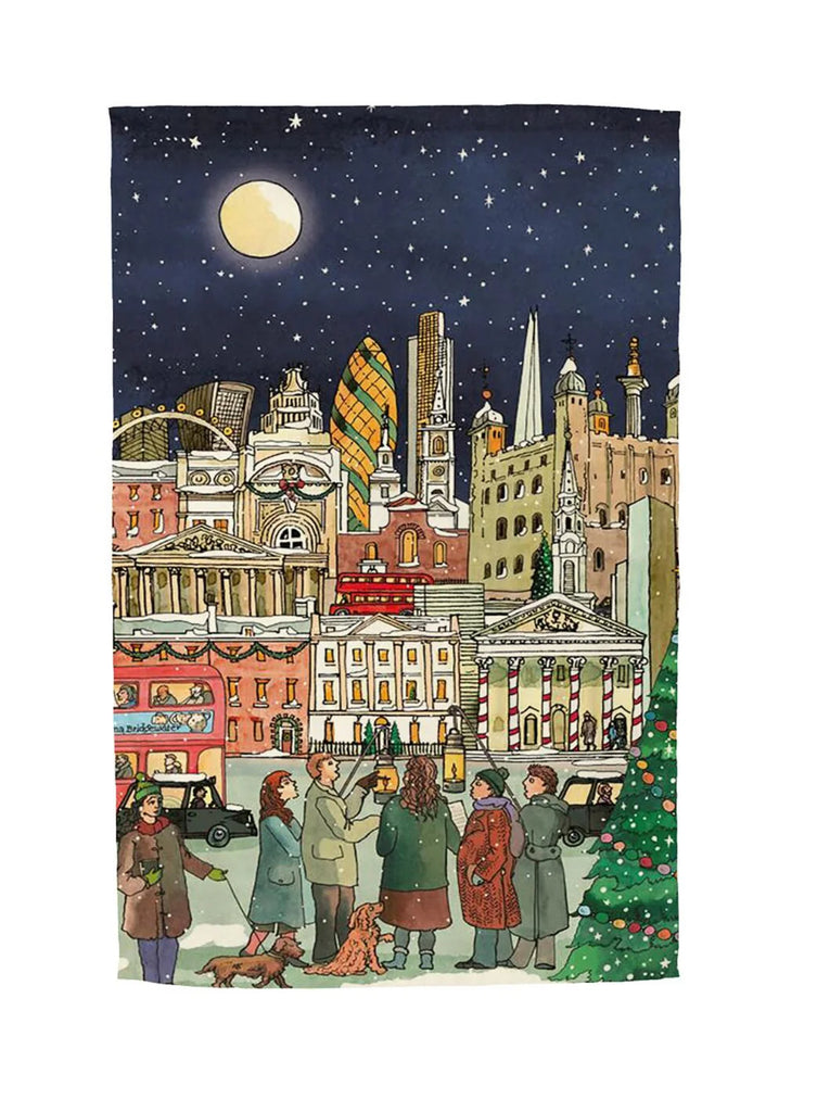 Emma Bridgewater London At Christmas Tea Towel