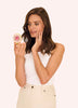 Powder Embroidered Mirror - Pink Petals