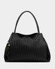 Katie Loxton Nova Hand Woven Large Shoulder Bag - Black