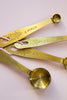 Yvonne Ellen Gold Measuring Spoons