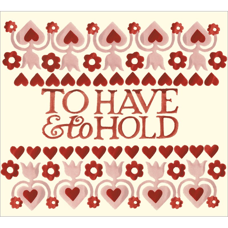 Emma Bridgewater To Have & To Hold Card