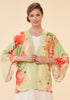 Powder Watercolour Orchids Kimono Jacket