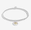 Joma Jewellery Boxed A Little 'Side By Side Or Miles Apart Sisters Are Always Close By Heart' Bracelet