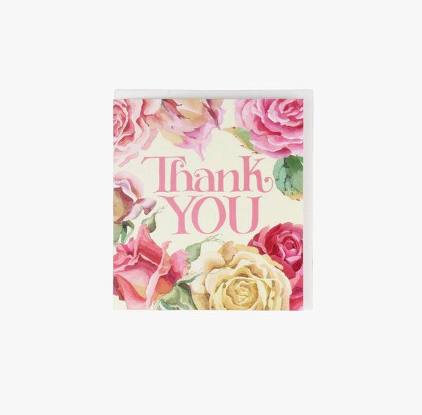 Emma Bridgewater Roses All My Life Pack Of 8 Thank You Cards