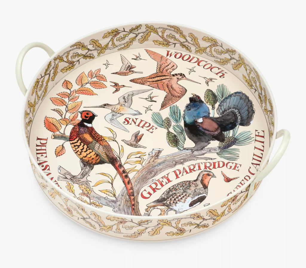 Emma Bridgewater Game Birds Large Handled Tin Tray